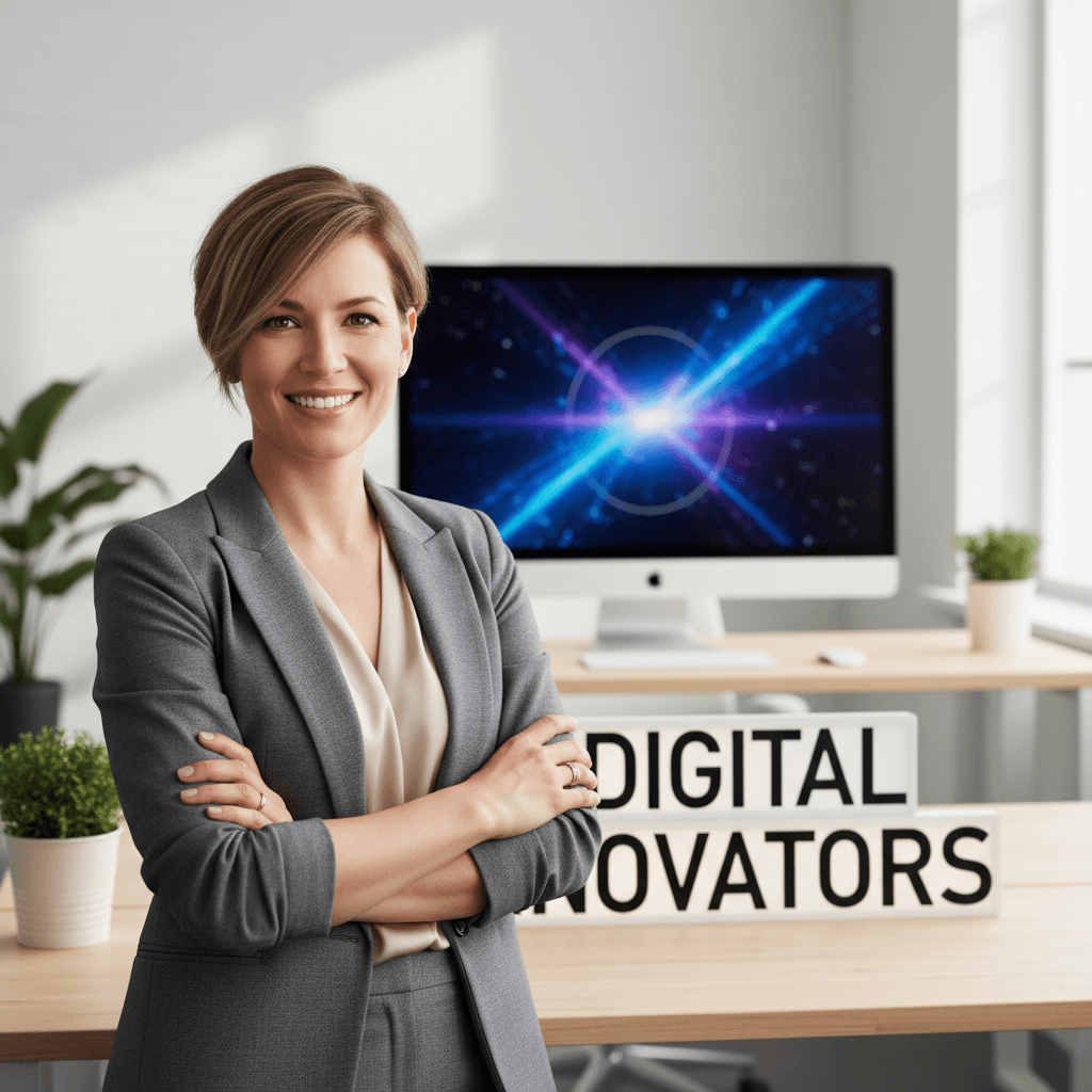 Professional portrait of a digital agency founder