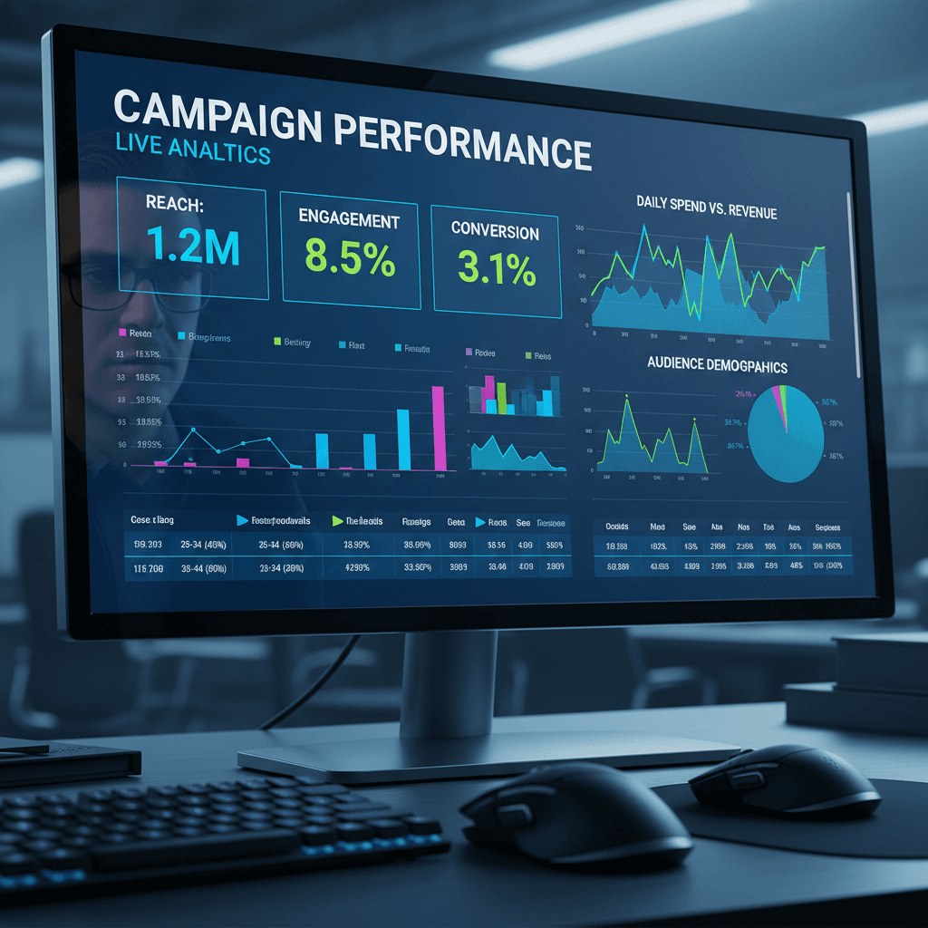 Digital advertising dashboard
